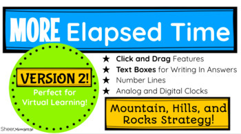Preview of MORE Elapsed Time:Interactive Slides Using Mountains,Hills,& Rocks Strategy:V2