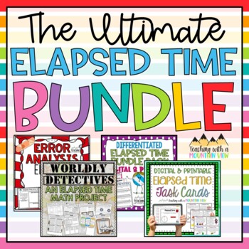 Preview of Elapsed Time Activities Bundle