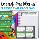 Elapsed Time Word Problems | Problem solving for Grade 3-4