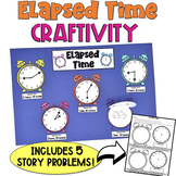 Elapsed Time Worksheets and Clock Craftivity