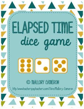 Preview of Elapsed Time Dice Game