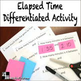 Elapsed Time Differentiated Worksheets
