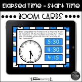 Elapsed Time Finding the START Time Boom Cards™ - Digital 