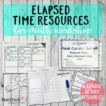 Flash Cards I Have You Have Elapsed Time 36 Cards Classroom  Resource 