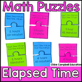 Elapsed Time Game - Time Math Centers  - 5th Grade Math Review