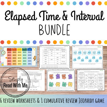 Preview of Elapsed Time & Intervals Bundle