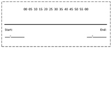 Elapsed Time Line Task Card