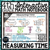 4th Grade Interactive Math Notebook - Elapsed Time - Measurement - Time - 4.8C