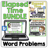 Elapsed Time - Scaffolded Word Problem Boom™ Bundle | MD.A.1