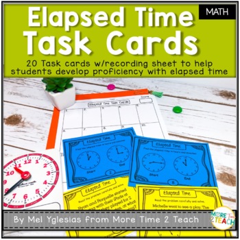 Elapsed Time Task Cards {FREE}