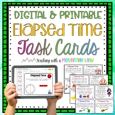 Elapsed Time Task Cards | Digital and Printable