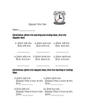Elapsed Time Test Skills: Time and Calendar