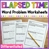 Elapsed Time Word Problem Worksheets