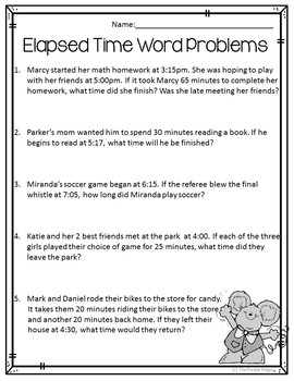how do you solve word problems involving elapsed time brainly