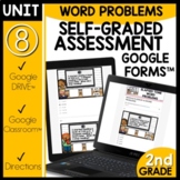 Elapsed Time Word Problems Google Form Math Assessments