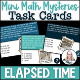 Elapsed Time Word Problem Task Card Scoot Activity with Wo