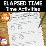 Elapsed Time Worksheets | No Prep Printable Resources | Ti