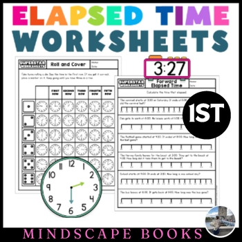 Preview of Elapsed Time Worksheets & Telling Time Worksheets