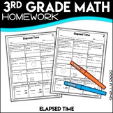 Elapsed Time Worksheets with Word Problems