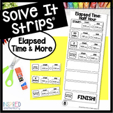 Elapsed Time and Telling Time to Five Minutes Solve It Str