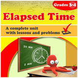 Elapsed Time - grades 3-4, common core (Distance Learning)