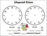 Elapsed Time dry erasable template