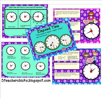 Preview of Elasped Time Smartboard Lesson