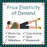 Price Elasticity of Demand - Lesson and Activities