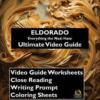 Preview of Eldorado Movie Guide: Worksheets, Close Reading, Coloring, & More!
