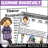 Eleanor Roosevelt Biography Activities for Kindergarten, 1