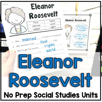 Preview of Eleanor Roosevelt Facts and Timelines