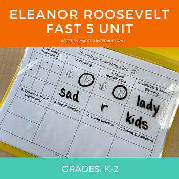 Preview of Eleanor Roosevelt Fast 5 Unit