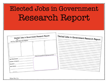 Preview of Elected Jobs in Government Research Report