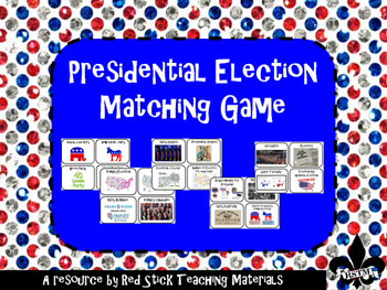 Preview of Electing the President Memory/ Matching Game