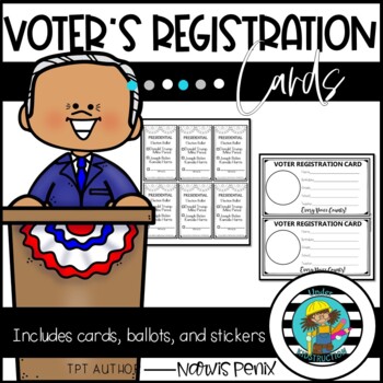 Preview of Election 2020;Voter's Registration Cards, Presidential Ballots, I Vote Stickers