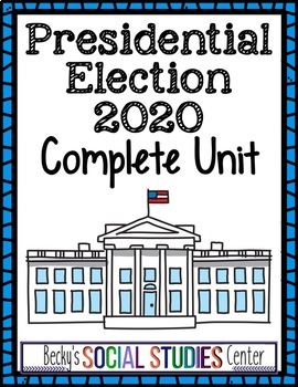 Preview of Election 2020 Complete Unit Bundle: Activities, Templates & Projects