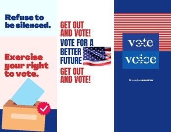 Preview of Election 2020 Get out and Vote Brochure