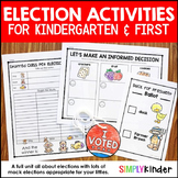 Election Activities For Kindergarten & 1st/First Grade, Vo