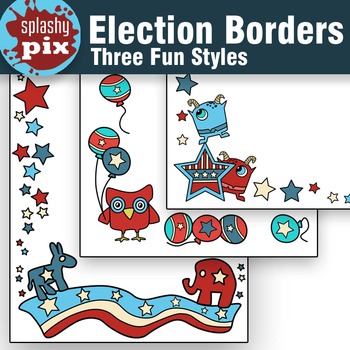 Preview of Election Borders Clipart