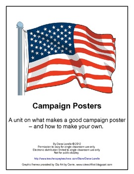Preview of Election Campaign Posters -- compare, then make your own!