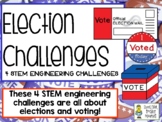 Election Challenges - STEM Engineering Challenges, Pack of 4