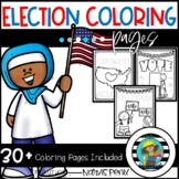 Election Day Coloring Pages| Voting Coloring Sheets| Elect