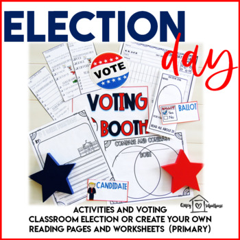 Preview of Election Day | Classroom Election | Worksheets | Primary Grades | 2020