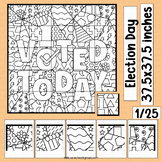 Election Day Activities I Voted Coloring Page Bulletin Boa