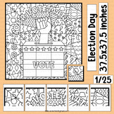 Election Day Activities Vote Coloring Page Bulletin Board 