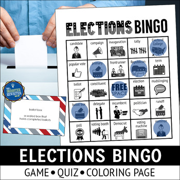 Preview of Elections Bingo Game