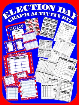 Preview of FREEBIE! Election Day Classroom Kit! Common Core Fun + Instruction