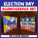 Election Day Craft Agamographs Project & Coloring pages | 