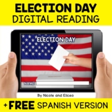 Election Day Reading Comprehension for Google Classroom - 