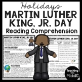 Martin Luther King Jr. Day Informational Text Reading Comp